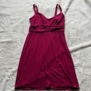 LOFT Pink Sleeveless Fit & Flare Dress | Size Small | Summer Ready